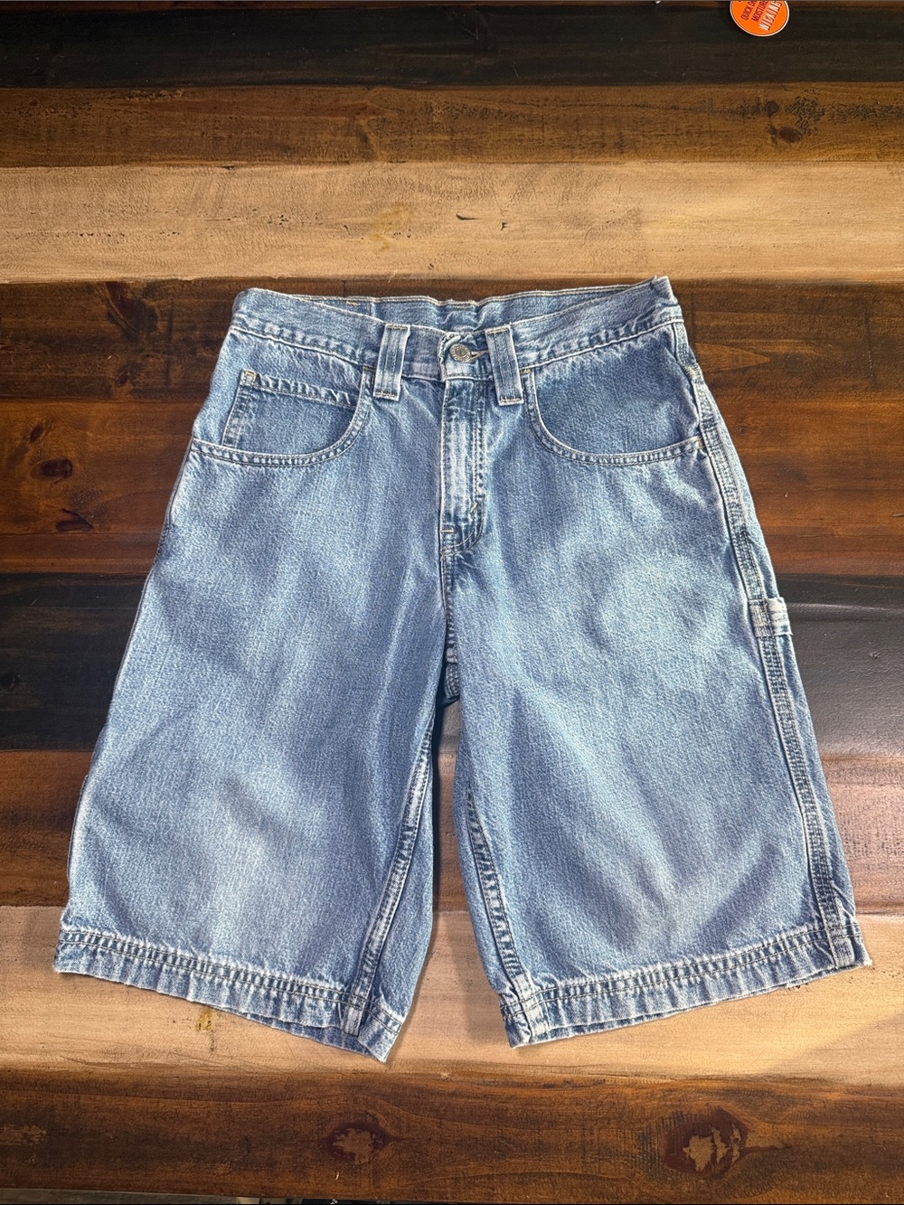 Levi’s Light Blue Denim Carpenter Shorts